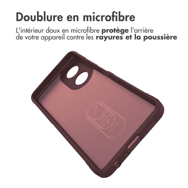 imoshion Coque arrière EasyGrip Oppo A58 (4G) - Aubergine