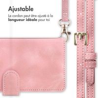 imoshion Etui de télephone portefeuille avec cordon Samsung Galaxy A15 (5G/4G) - Rose