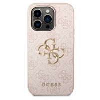 Guess Coque 4G Metal Logo Backcover Apple iPhone 15 Pro - Rose