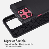 imoshion Coque Brushed Motorola Moto G57 Power - Noir