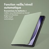 Accezz Coque tablette Classic Samsung Galaxy Tab A9 Plus - Vert
