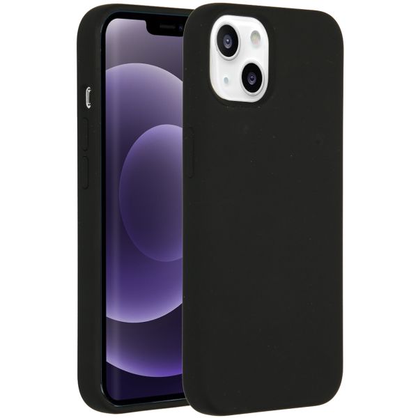 Accezz Coque Liquid Silicone iPhone 13 - Noir