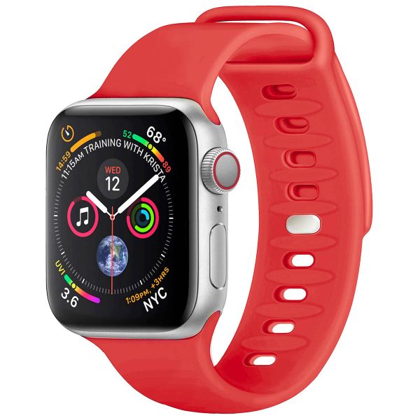 imoshion Bracelet en silicone Apple Watch Series 1-9 / SE - 38/40/41 mm / Series 10 - 42 mm - Rouge