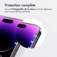 Accezz Protecteur d’écran en verre trempé + Applicateur Apple iPhone 14 Pro