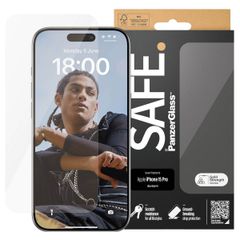 SAFE by PanzerGlass Protection d'écran Ultra-Wide Fit iPhone 15 Pro