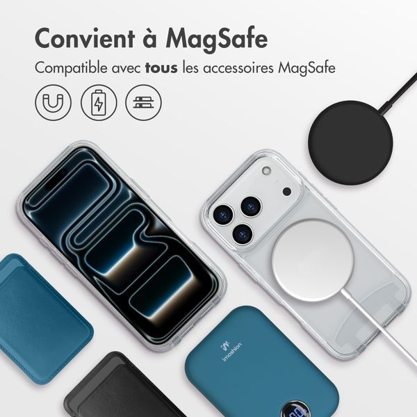 imoshion Coque MagSafe avec cordon amovible Apple iPhone 17 Pro - Transparent