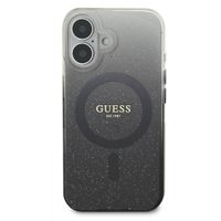 Guess Coque MagSafe IML Glitter Gradient Apple iPhone 16 - Noir