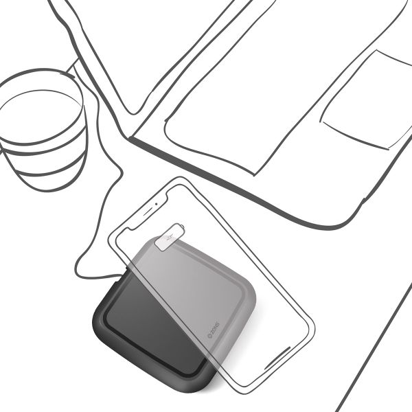 Zens Chargeur rapide simple sans fil - Chargeur sans fil optimisé pour l'iPhone - 10W