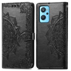 imoshion Etui de téléphone portefeuille Mandala Oppo A76 (4G) - Noir