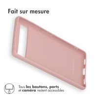 imoshion Coque Couleur Google Pixel 6a - Dusty Pink