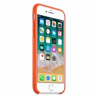 Apple Coque en silicone Apple iPhone SE (2022 / 2020) / 8 / 7 - Spicy Orange