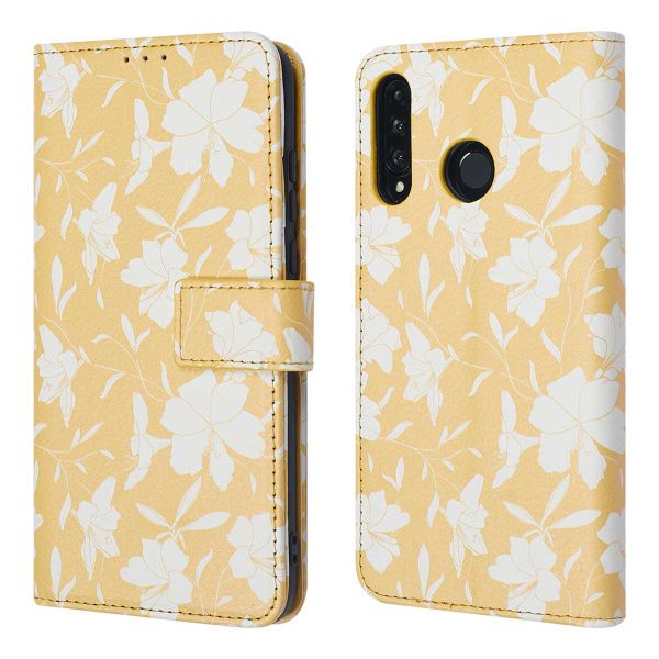 imoshion ﻿Étui de téléphone portefeuille Design Huawei P30 Lite - Yellow Flowers