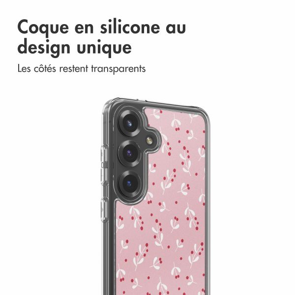 imoshion Coque Design Samsung Galaxy S25 - Berries Blush
