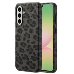 Selencia Coque Sabi imprimé panthère avec MagSafe Samsung Galaxy A56 - Midnight Black