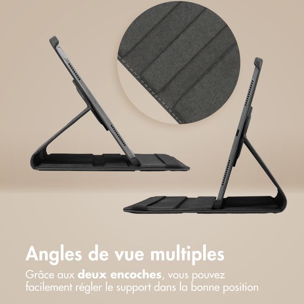 imoshion Coque tablette rotatif à 360° Samsung Galaxy Tab S11 Ultra - Noir