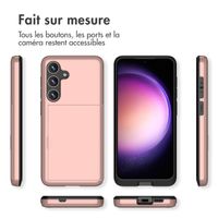 imoshion Coque arrière avec porte-cartes Samsung Galaxy S24 - Rose Dorée