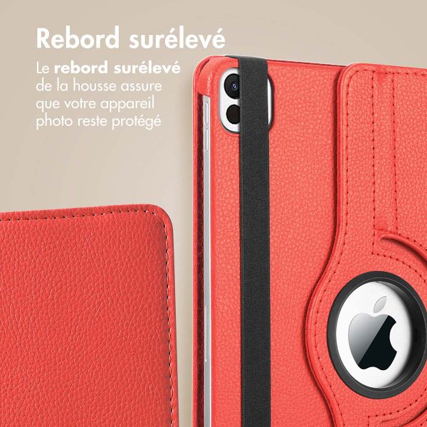 imoshion Coque tablette rotatif iPad Pro 12.9 (2022) / Pro 12.9 (2021) / Pro 12.9 (2020) - Rouge