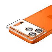 Spigen GLAStR EZ Fit Optik protection caméra pour Apple iPhone 17 Pro Max - Orange