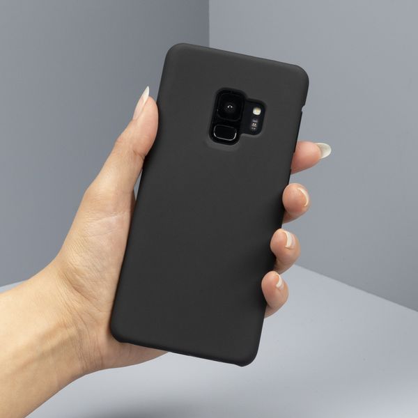 Coque unie Samsung Galaxy S9 - Noir