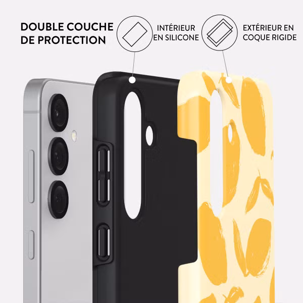 Burga Coque arrière Tough Samsung Galaxy S25 - Lemon Tart