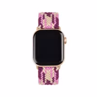 iDeal of Sweden Soft Braid Watch Band Apple Watch | 44/45/46/49 mm - Cherry Crush