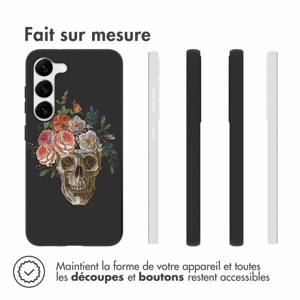 imoshion Coque Design Samsung Galaxy S23 - Skull - Multicolor