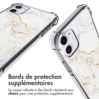 imoshion Coque Design avec cordon iPhone 11 - White Marble