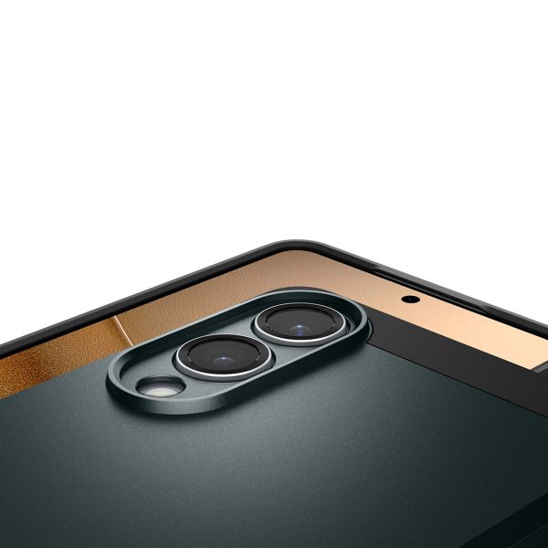 Spigen Coque Tough Armor MagSafe Samsung Galaxy S25 Edge - Abyss Green