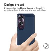 imoshion Coque Brushed Oppo A60 4G - Bleu foncé