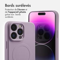 imoshion Coque Couleur avec MagSafe iPhone 14 Pro Max - Violet