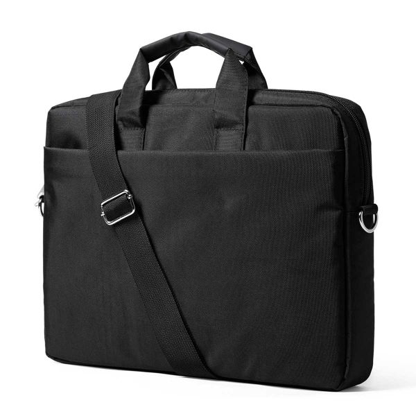 Accezz Sac ordinateur portable professionnelle - Sac universelle jusqu'à 17 pouces - Noir