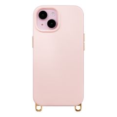 Selencia Coque arrière Rivièra avec MagSafe avec crochets amovibles Apple iPhone 15 - Sorbet Pink