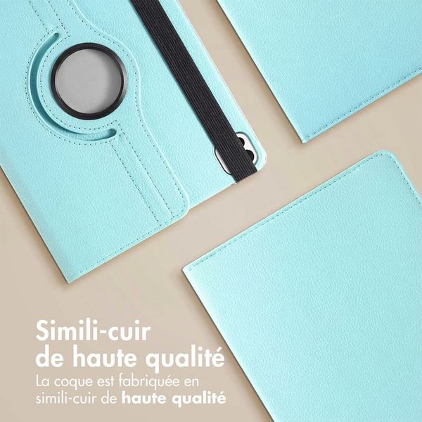 imoshion Coque tablette rotatif à 360° Apple iPad Pro 11 (2025) M5 / (2024) M4 - Bleu clair