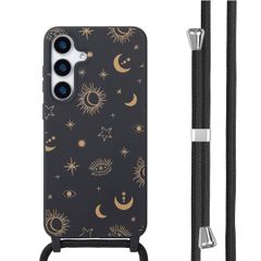 imoshion Coque design en silicone avec cordon Samsung Galaxy S25 Plus - Sky Black