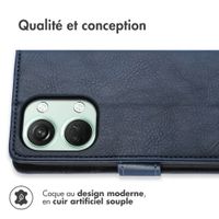 imoshion Étui de téléphone portefeuille Luxe OnePlus Nord 3 - Bleu foncé