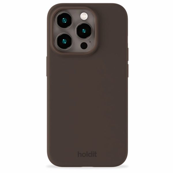Holdit Coque Silicone Apple iPhone 15 Pro Max - Chocolate