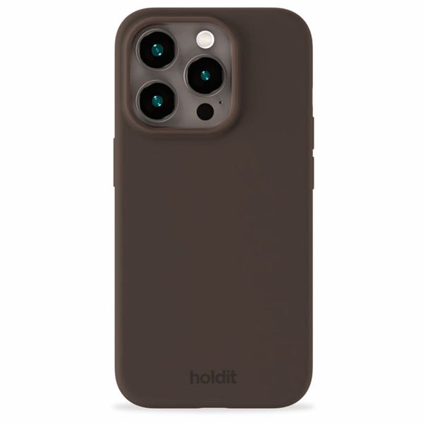 Holdit Coque Silicone iPhone 15 ProMax - Chocolate