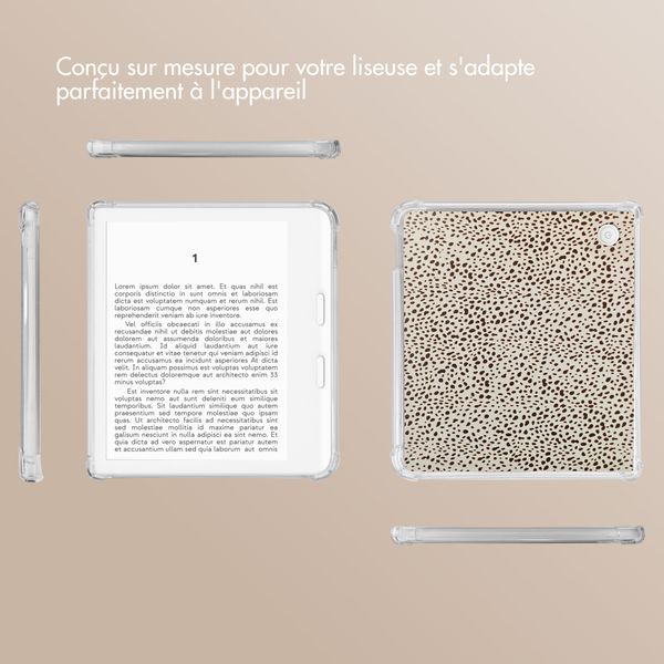 imoshion Coque Design Clear Kobo Libra Colour - Desert Dots