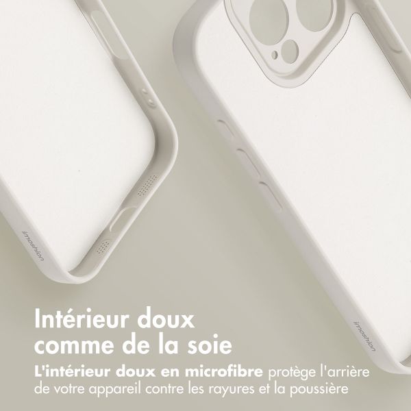 imoshion Coque Couleur avec MagSafe iPhone 16 Pro - Beige