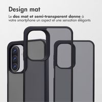 Accezz Coque Givrée Robuste Samsung Galaxy A17 - Noir