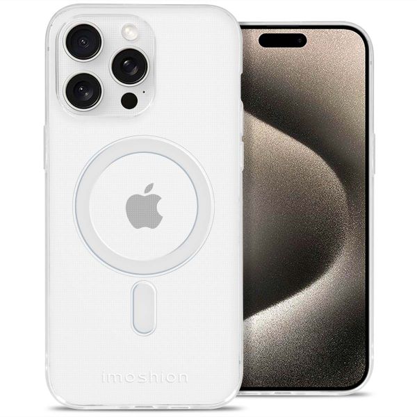 imoshion Coque arrière avec MagSafe Apple iPhone 15 Pro Max - Transparent