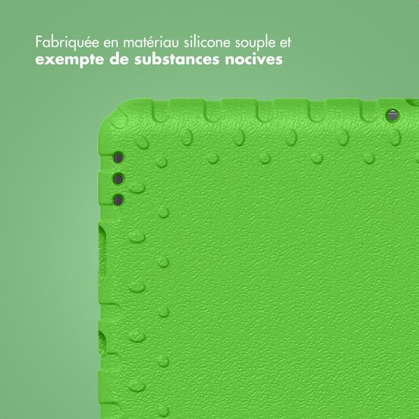 imoshion Coque kidsproof avec poignée Samsung Galaxy Tab A11 / A9 8.7 pouces - Vert