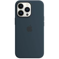 Apple Coque en silicone MagSafe Apple iPhone 13 Pro - Abyss Blue