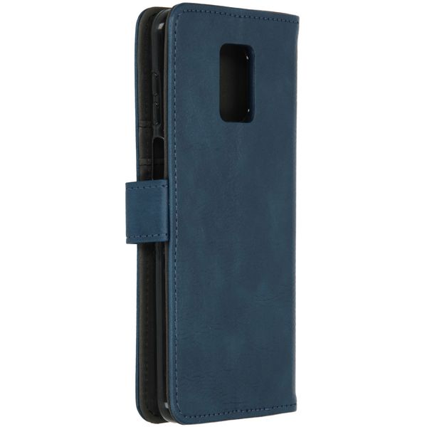 imoshion Étui de télephone portefeuille de luxe Xiaomi Redmi Note 9 Pro / 9S - Bleu foncé