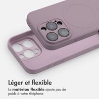 imoshion Coque Couleur avec MagSafe Apple iPhone 16 Pro Max - Violet