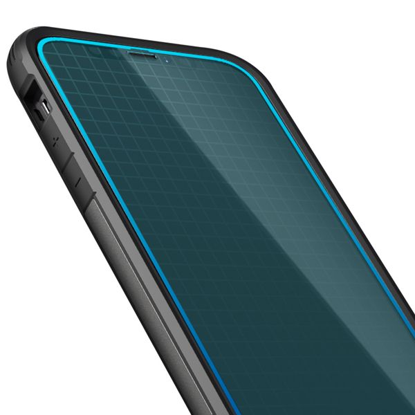 Spigen Protection d'écran en verre trempé AlignMaster Cover 2 Pack Apple iPhone 12 (Pro)