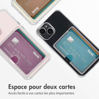 imoshion Coque silicone avec porte-cartes Apple iPhone 13 - Transparent
