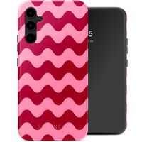 Selencia Coque arrière Vivid Tough Samsung Galaxy A34 - Wave Vibes Lipstick