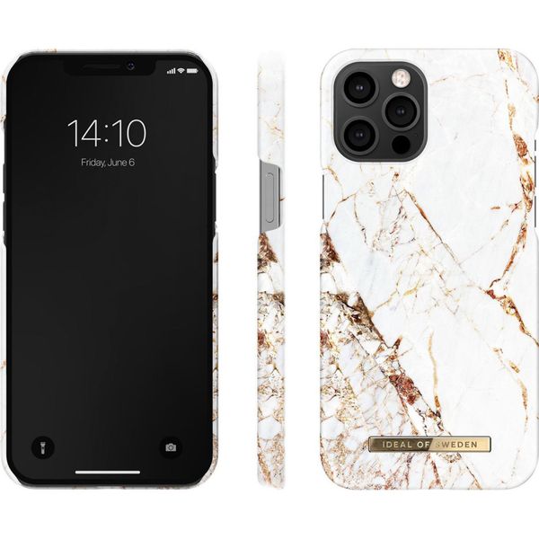 iDeal of Sweden Coque Fashion Apple iPhone 12 Pro Max - Carrara Gold