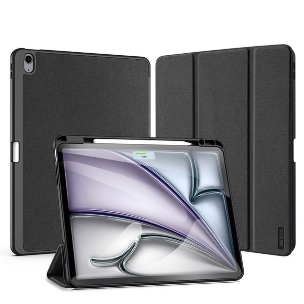 Dux Ducis Coque tablette Domo iPad Air 13 pouces (2025) M3 / (2024) M2 - Noir